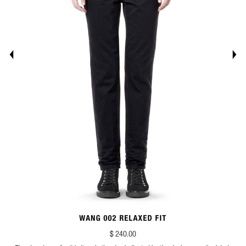 DENIM X ALEXANDER WANG 002 RELAXED FIT🔥🔥